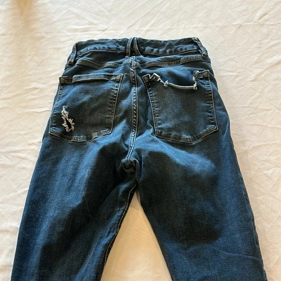 Good American GOOD WAIST HIGH RISE SKINNY JEANS GW067T Size 06/28 Inseam 29" - Picture 6 of 6